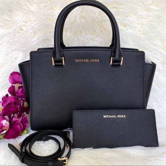 Michael Kors Handbags - NWT Michael Kors Selma Satchel Bag & Wallet